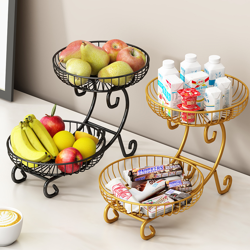 腾升辉达铁艺果盘轻奢高端水果篮