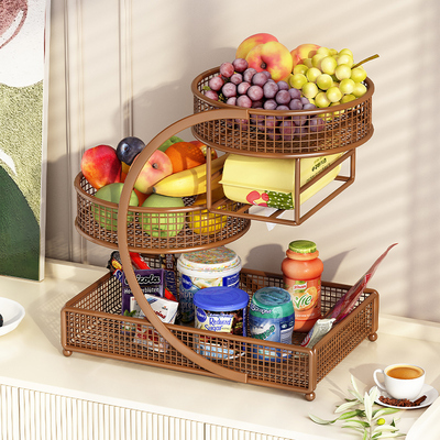 水果盘客厅多层轻奢高档