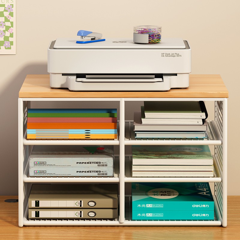 打印机置物架桌下收纳柜文件架