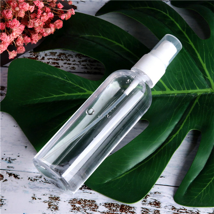 30/50/100ml酒精喷雾瓶pet透明便携小喷壶香水分装