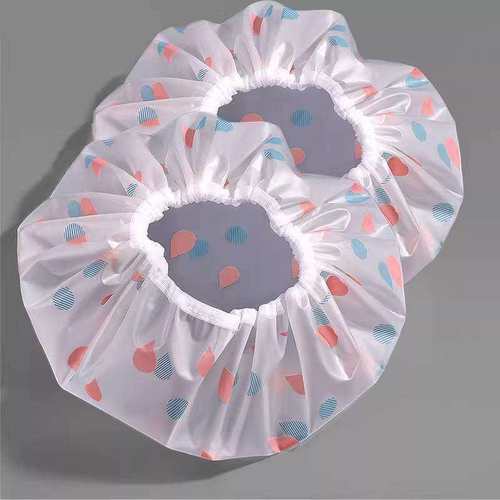 防水浴帽家用洗澡头套厨房防油烟染发护理女发膜保护实用新品帽