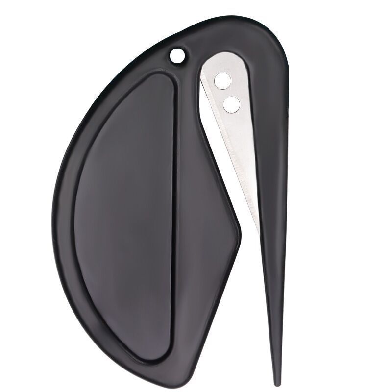 多用途塑料迷你开信刀拆信裁纸美工刀开箱割绳宠物皮筋解结工具