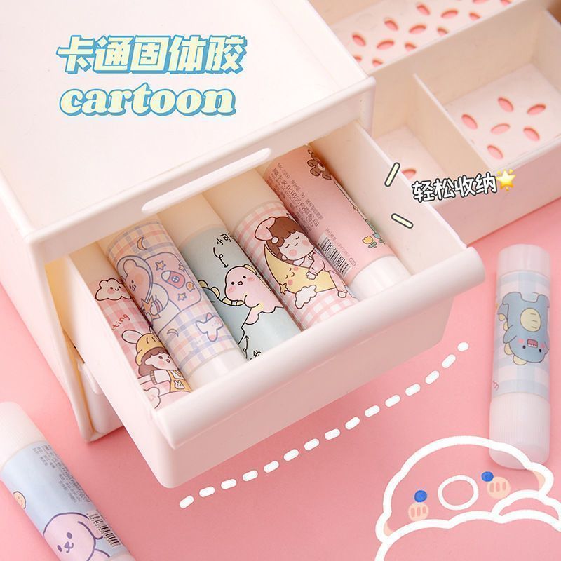 卡通儿童固体胶棒DIY手工白色学生文具便携装办公用品实用礼品