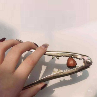 榛子松子坚果神器山核桃干果开口器家用便捷夹取钳子实用开壳工具