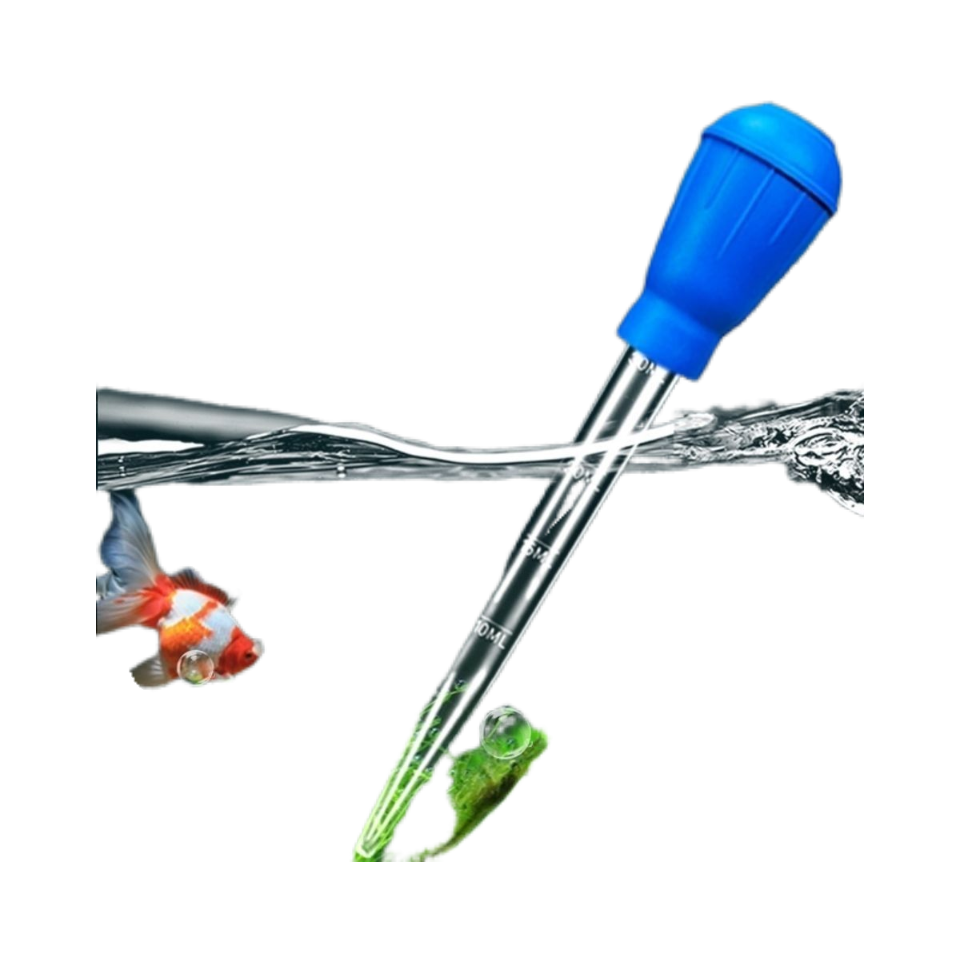 鱼缸吸便神器迷你换水滴管粗管大吸管清洁工具实用高效便捷清理