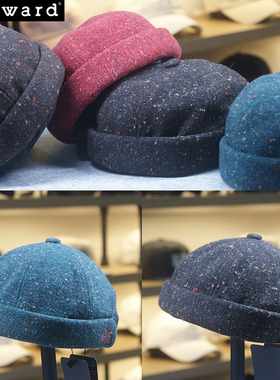 韩国品牌WAYWARD春夏款男女式水手帽地主帽无檐街头复古瓜皮帽