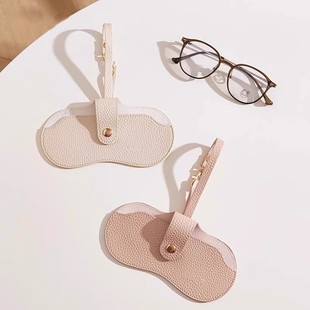 女墨镜盒眼镜夹保护套随身时尚 日本眼镜收纳包便携式 近视眼镜盒男