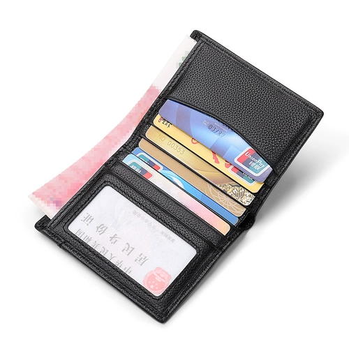 Универсальный чехол для водительских прав подходит для мужчин и женщин, ультратонкий картхолдер, из натуральной кожи