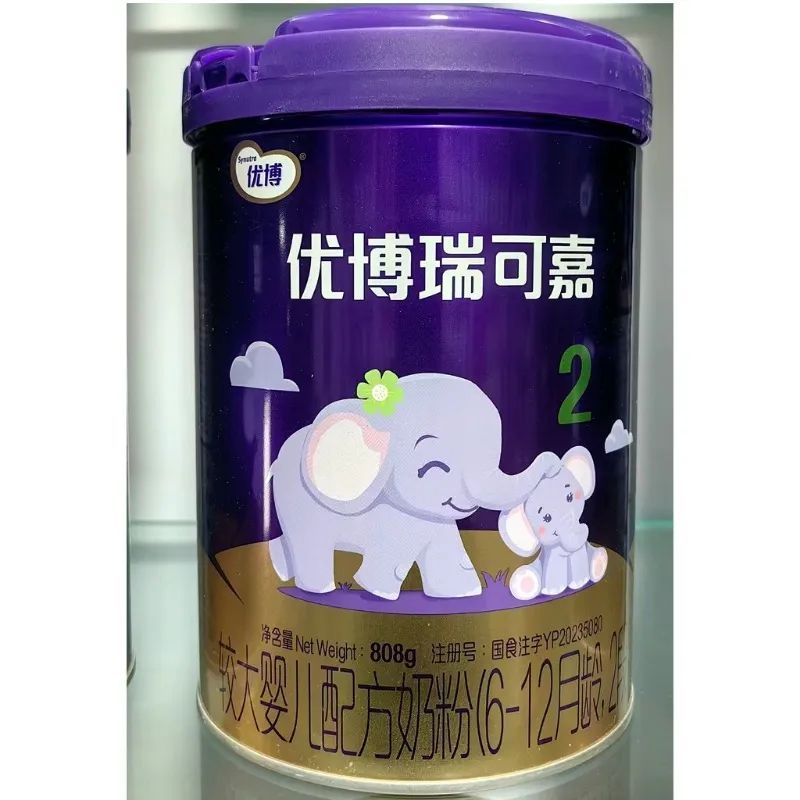 圣元优博瑞可嘉2段新包装婴儿配方奶粉三段瑞可嘉新国标818g优博