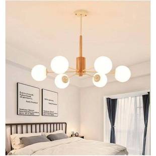 北欧风格 卧室餐厅灯饰网红分子客厅灯具 魔豆吊灯现代简约创意个性