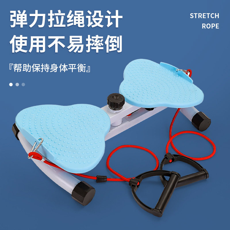多功能家用扭扭机静音运动收腹健身器材阻力可调双轴回弹扭腰盘