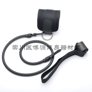 绑腿门上拉力绳配件龙门架练腿练臀部健身弹力带脚环扣脚踝绑带套