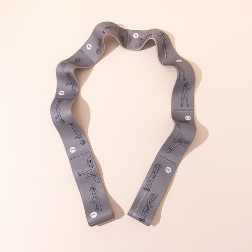 段位带瑜伽伸展带拉力带拉筋带扬格辅助瑜伽绳八字伸展弹力带