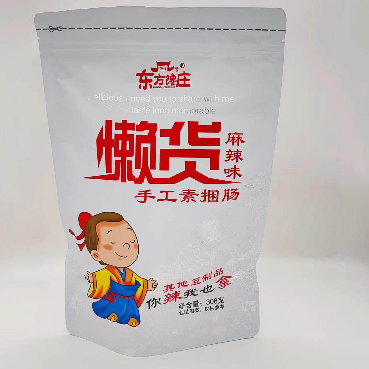 仁の零食东方馋庄懒货素捆肠手撕素肉豆制品解馋豆干休闲食品308g