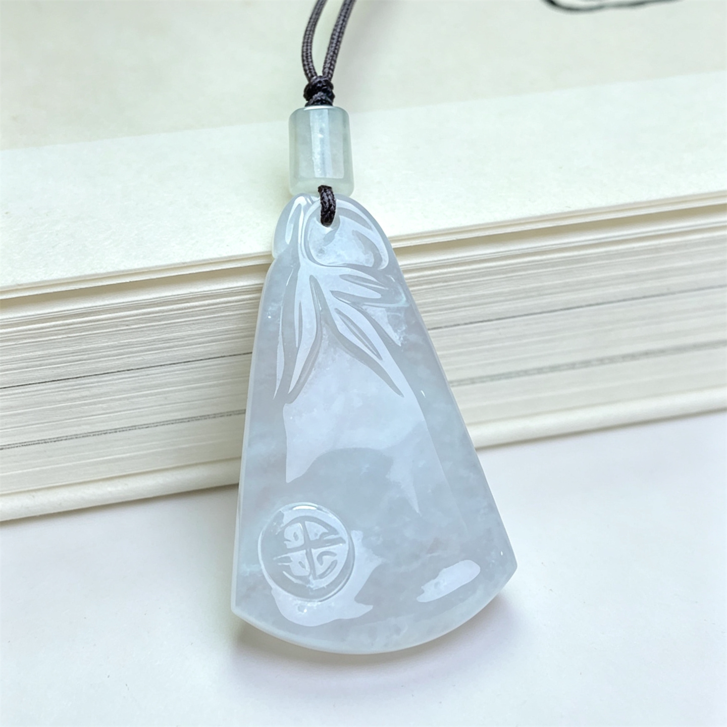 翠贵人冰糯竹竹高升如意吊坠老坑