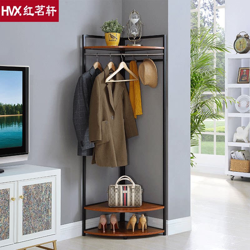 Clothes hanger to ground bedroom Modern simplicity Bag Rack Cloakroom Corner Shelf triangle household Clothes hangerin the Residential furniture , Shelf , Coat Rack  category - from Buy2taobao.com to provide professional Taobao agent buy service