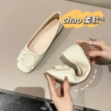 Весенняя обувь, комфортная черная универсальная униформа медсестры, туфли, коллекция 2023, мягкая подошва