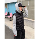 坎肩 复古立领排骨棉马甲百搭保暖无袖 local aliens外星沙龙美式