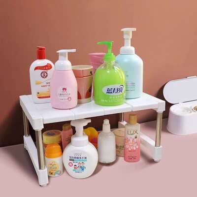 可伸缩衣柜分层隔板厨房