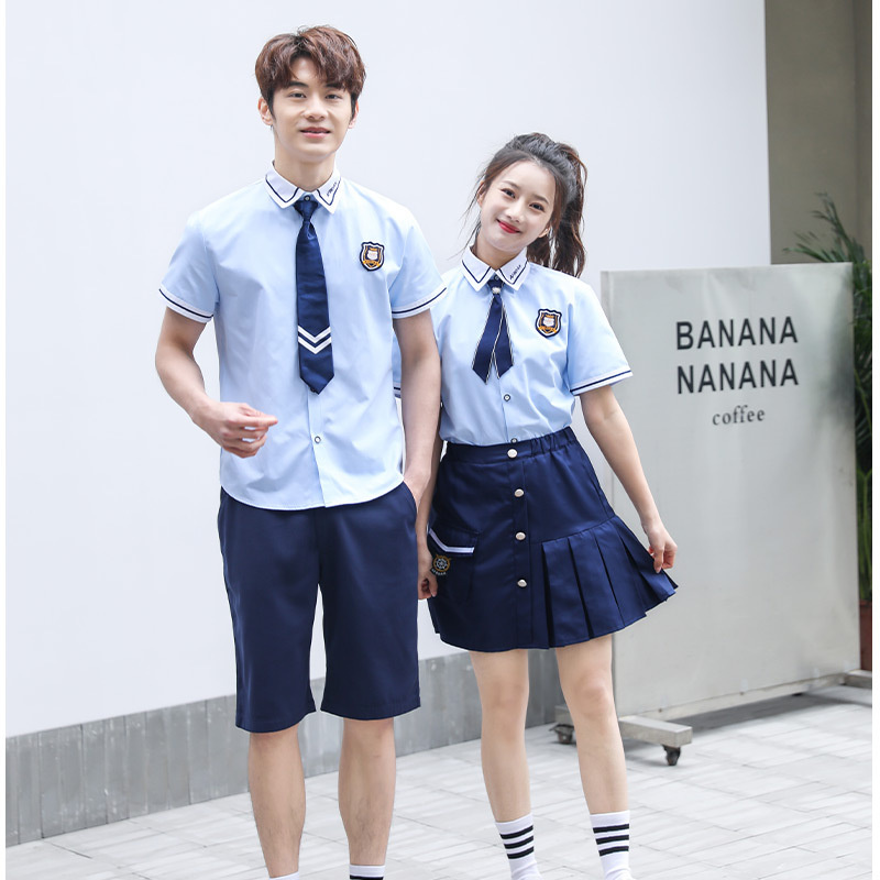 初中高中学生校服套装六年级毕业拍照班服大合唱演出服水手JK制服