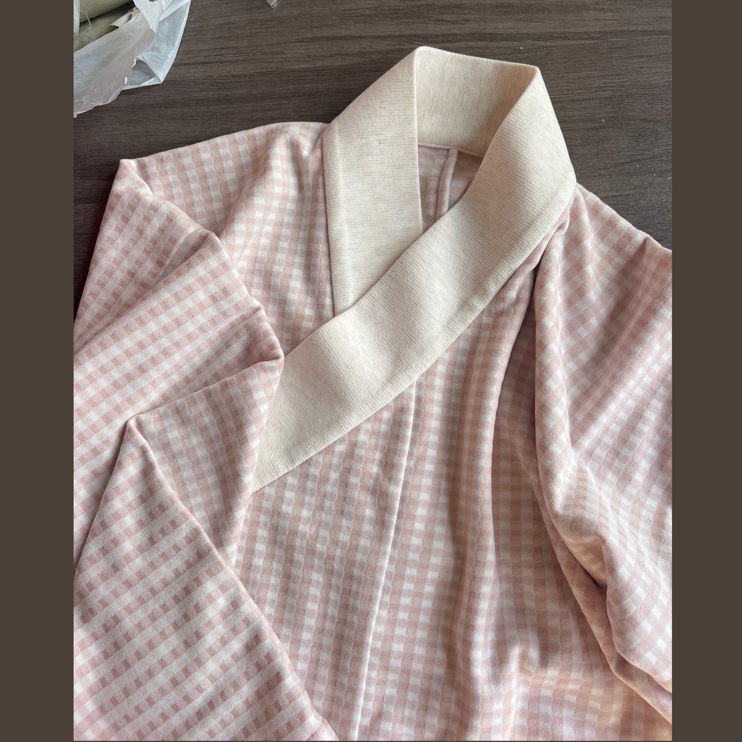 汉墨记秋冬汉服中衣家居服睡衣图片