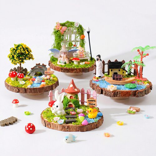 创意diy精灵微景观材料包