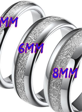 情侣对戒戒指环钨钢不生锈