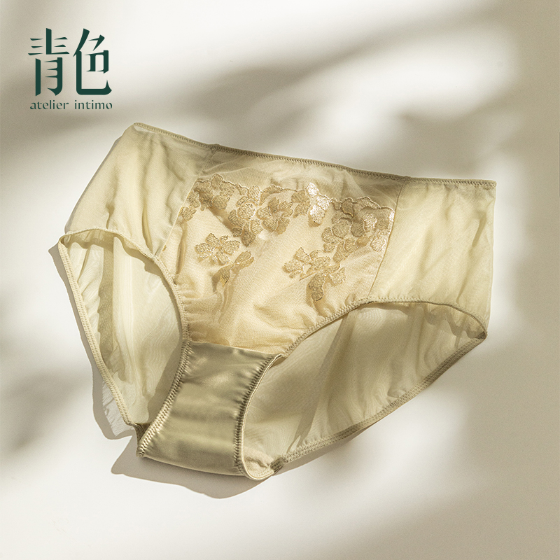 【落花醉三角裤女】抗菌中腰