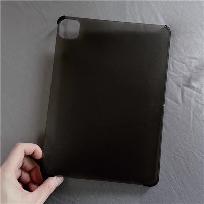缺边适用2025年PRO 11英寸M5芯片苹果iPad Air6代7保护套13英寸超薄防弯硬壳12.9半透明平板电脑外套磨砂后壳