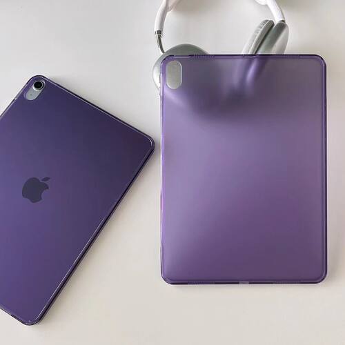 适用苹果2024年iPad Pro11英寸13寸保护套AIR6第十代pro11寸AIR5简约防弯（M2）亚克力平板mini6防摔透明硬壳