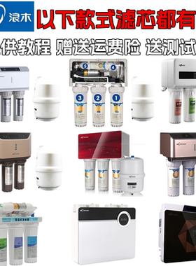 浪木净水器滤芯RO50/S/D/185A/1S/50E智纯-7S/50L/F/DL插入式滤芯