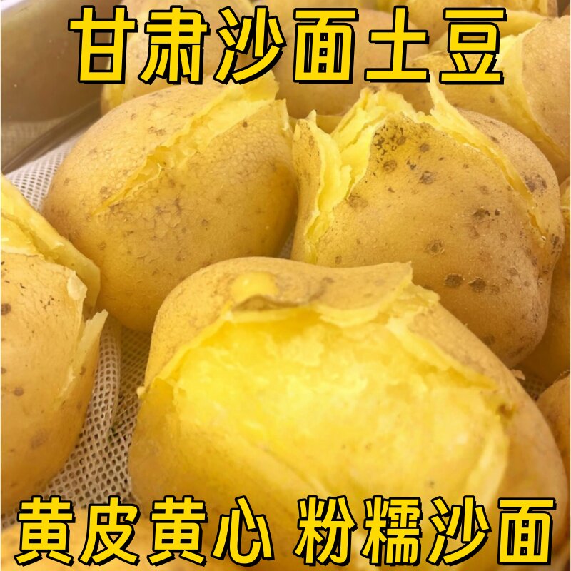 【黄皮黄心】2026年定西沙面土豆新鲜现挖应季蔬菜马铃薯洋芋整箱