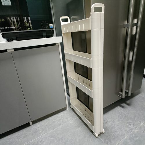 门后超窄缝隙多层洗衣液收纳架