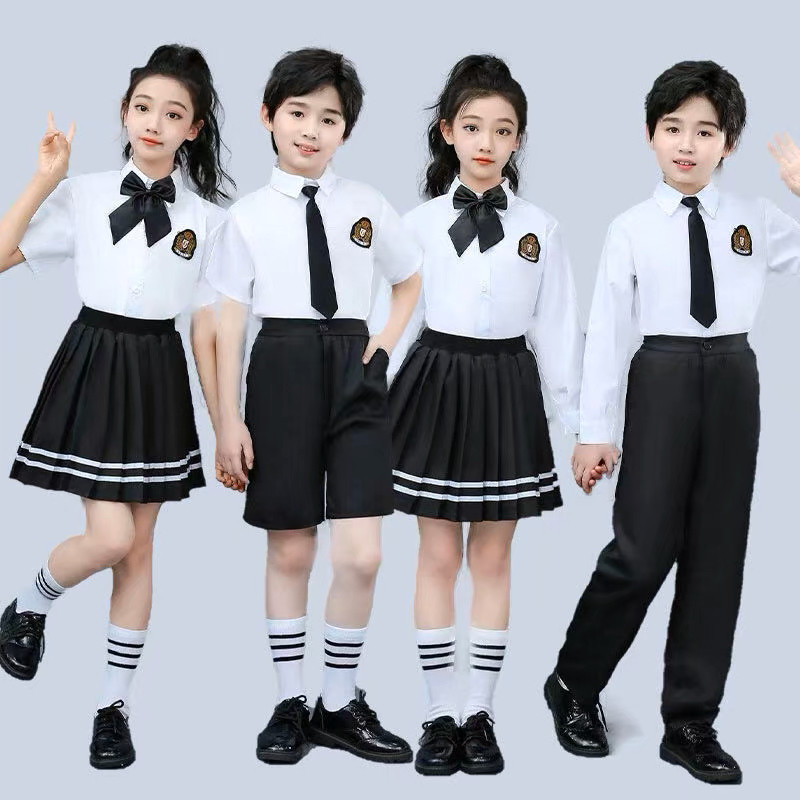 儿童合唱演出服中小学生诗歌朗诵表演服装幼儿园大班毕业照礼服