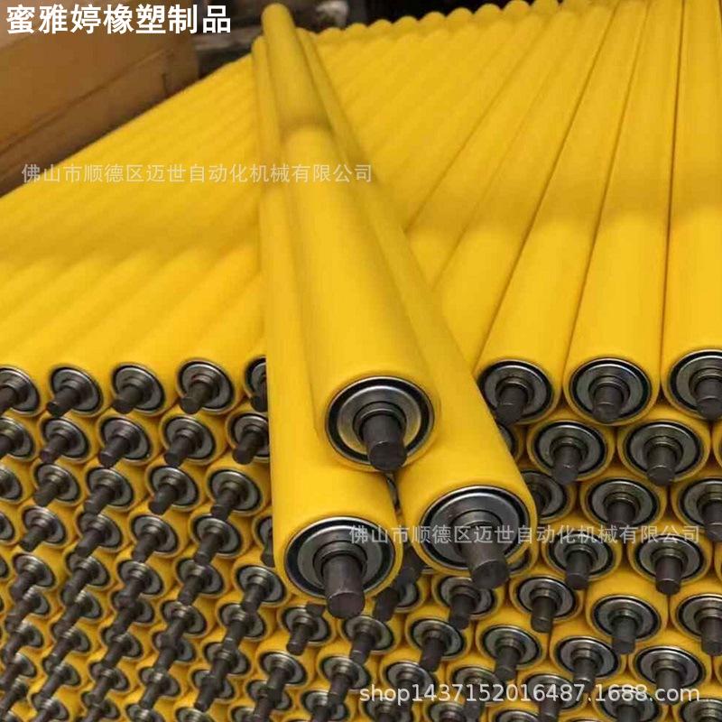 套胶滚筒包胶滚筒胶辊PU套硅胶滚筒聚氨酯包胶滚筒