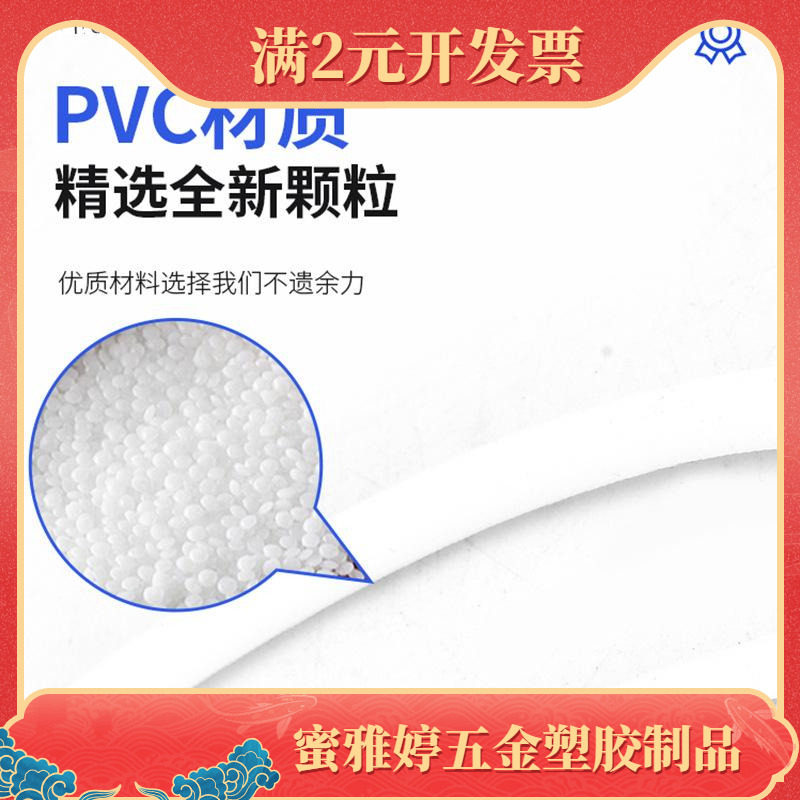 线号机专用线号管PVC内齿套管号码管梅花管通用型1卷 白色1.5平方