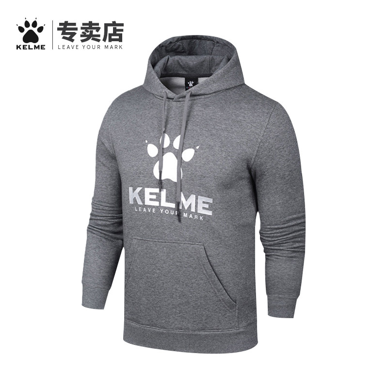 KELME卡尔美春秋季运动卫衣男式保暖加绒加厚连帽套头衫休闲上衣|ruв категории спортивный костюм/досуг одежды, спортивный свитер/свитер - от Buy2taobao.com для оказания профессиональной услуги покупки агента Taobao