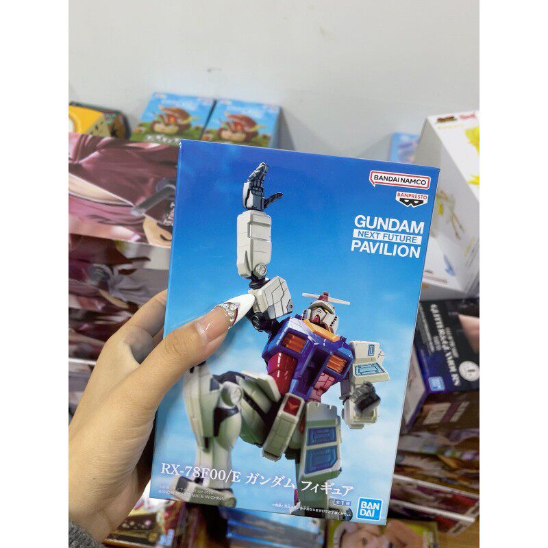 正版 万代 BANPRESTO 眼镜厂 RX-78F00/E 高达 景品 手办摆件模型