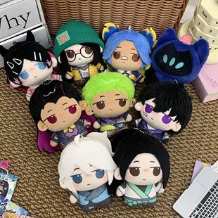 无畏契约瓦兰罗特10cm棉花娃娃周边盖可壹决捷风贤者暮蝶可爱玩偶