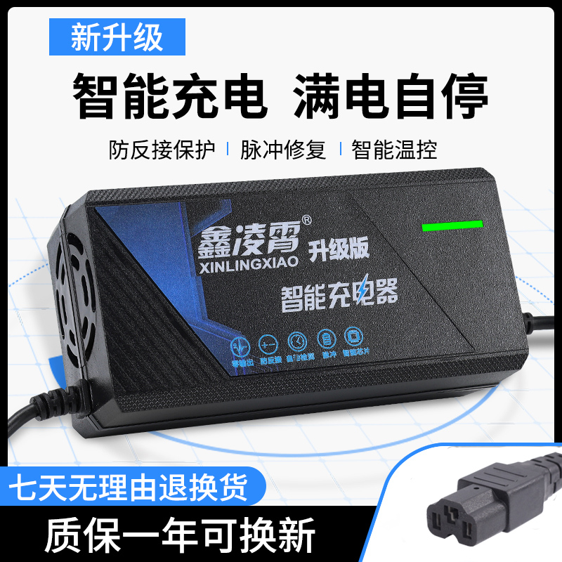 电动车三轮车电瓶充电器48V50AH通用于新日爱玛雅迪欧派立马台铃