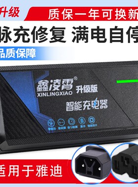 适用于雅迪电动车电瓶充电器48V12AH60V20AH72V30AH36V40A50AY字