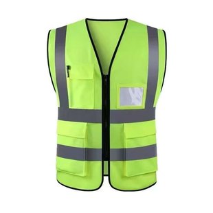 反光背心马甲建筑工地环卫园林劳务工作服夜间透气定制印logo通用