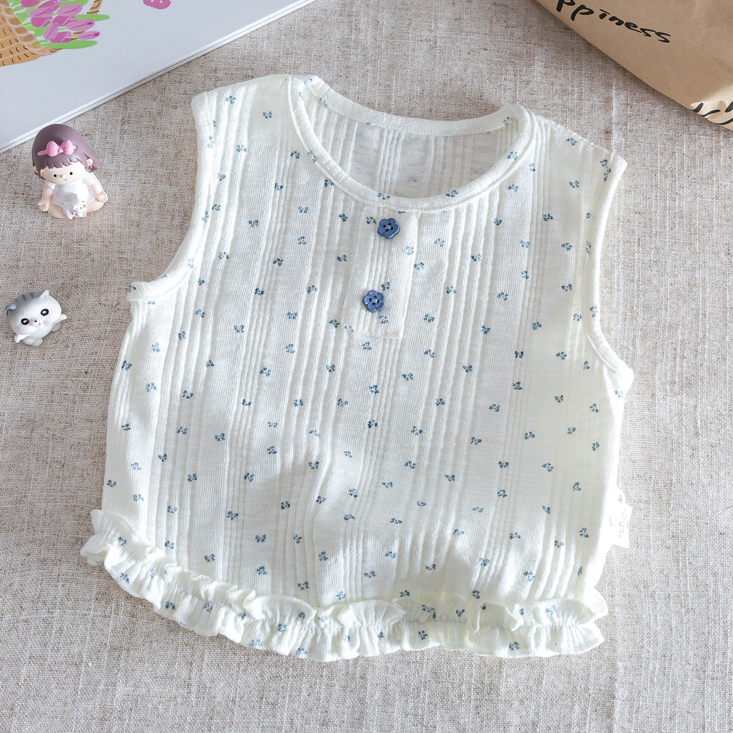 女童背心夏季2025新款洋气儿童无袖t恤外穿薄款童装宝宝上衣夏装,童装/婴儿装/亲子装,背心吊带,淘宝优惠券,粉丝福利购,淘宝优惠卷