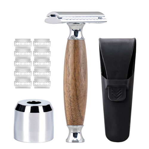 安全剃刀套装送刀片刀座刀套