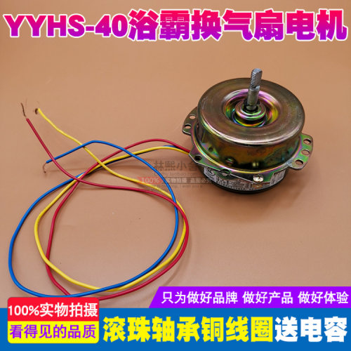 YYHS-40家用浴霸排换气扇电机滚珠轴承全铜通用型220v集成吊顶