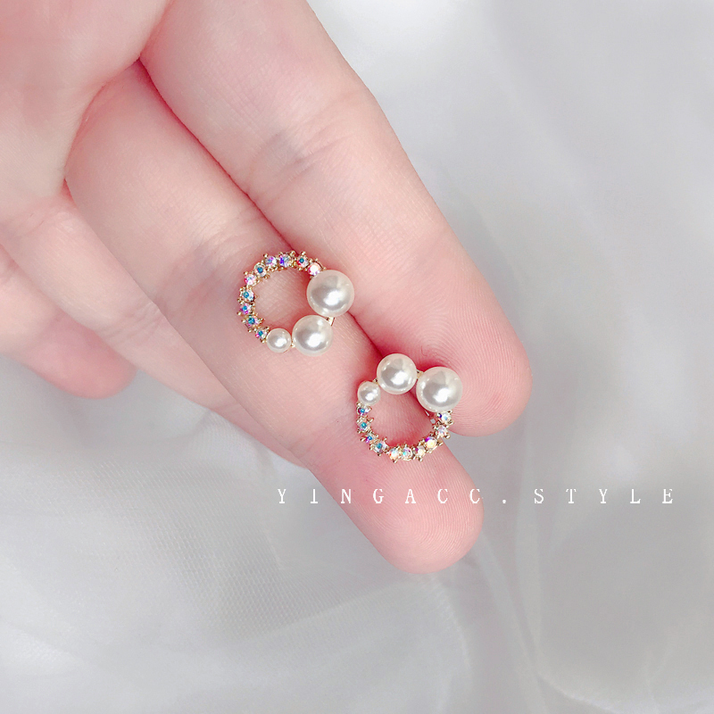 韩国百搭款淑女风超仙耳钉