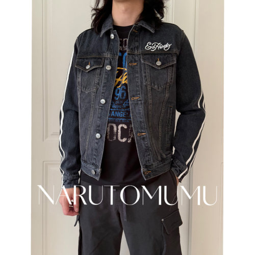 小姐姐全球购ED HARDY 刺绣logo  虎头 牛仔夹克 外套 男款26冬02