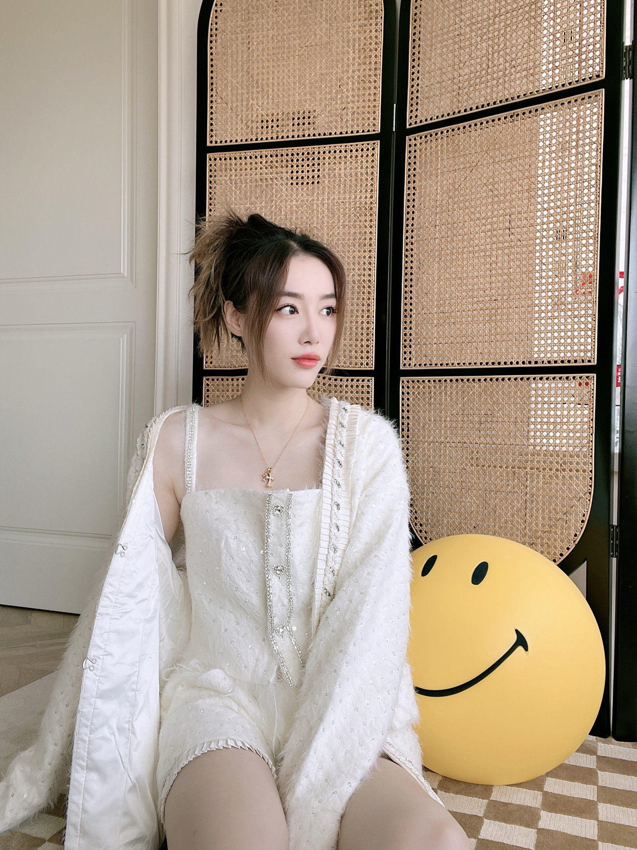 羽毛YEESIN闪片吊带背心