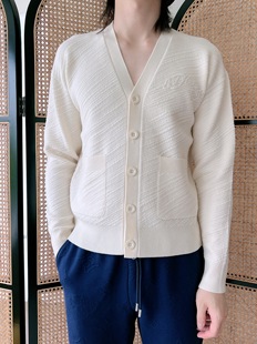 logo 经典 立体纹理 针织开衫 24秋Z04 小姐姐全球购ED 男款 HARDY