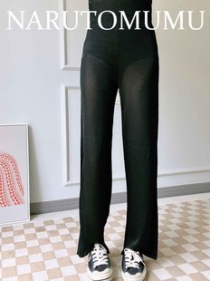 HARDY水钻logo 女款 透视 直筒裤 24秋Z04 超轻薄 小姐姐全球购ED